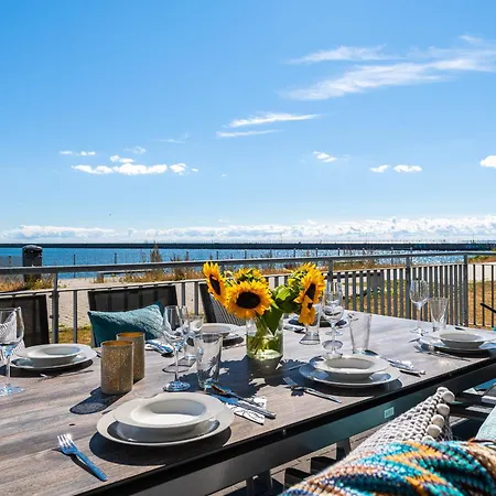 Appartement Ocean Terrace- Eg, Ostseeblick, Terrasse, Kamin Olpenitz