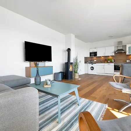 Ocean Terrace- Eg, Ostseeblick, Terrasse, Kamin Apartment Olpenitz